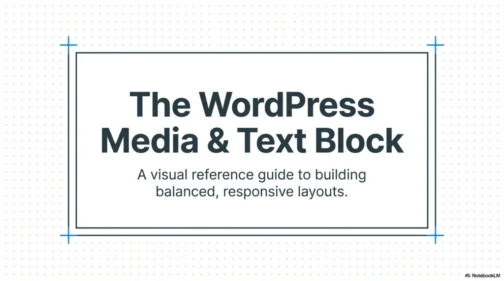 WordPress Media and Text Block